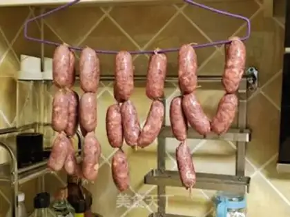 Make Pure pork sausage, corn cheese, pork sausage step 8