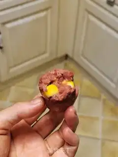 Make Pure pork sausage, corn cheese, pork sausage step 10
