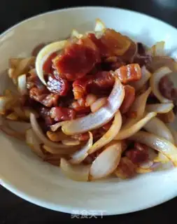 Make Onion fried meat step 7