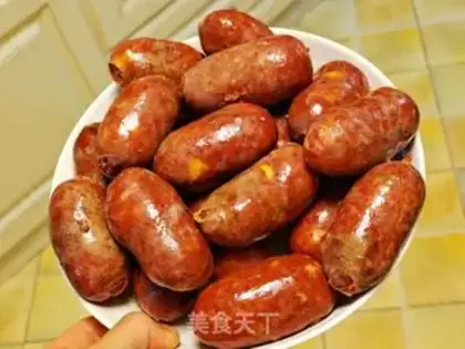 Make Pure pork sausage, corn cheese, pork sausage step 11