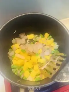 Make Shrimp potatoes and beans step 3