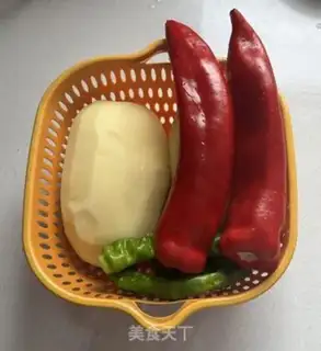 Make Chili potatoes, chicken step 1