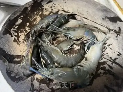 Make Red shrimp step 0