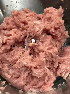 Make Egg dumpling fan soup step 1