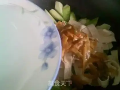 Make Squeeze the pickles and make the leaves step 6