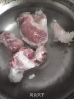 Make Chestnut rice steak soup step 0