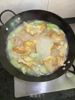 Make Egg dumpling fan soup step 13