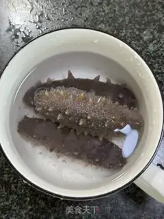 Make Meat-foamed sea cucumber step 0