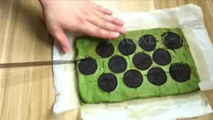 Make Tea mascara brownie step 9