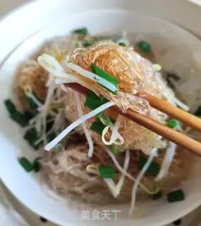 Make A red bean sprout taro fan step 6