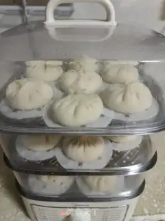 Make Black sesame bun step 17