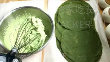 Make Tea rose rolls step 15