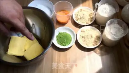 Make Tea marble cookies step 0