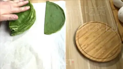 Make Tea rose rolls step 18