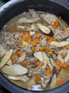 Make Mushroom rice step 13