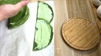Make Tea rose rolls step 19