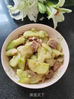 Make Old cucumber fried meat step 6