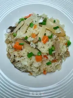 Make Mushroom rice step 15