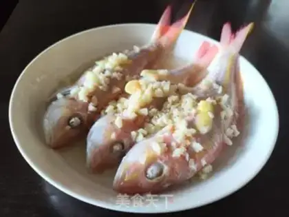 Make Garlic steamed red fish step 6