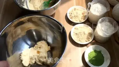 Make Tea marble cookies step 6