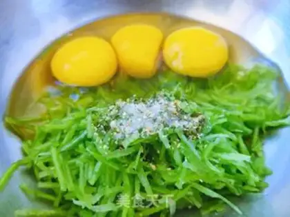 Make Bitter eggcake step 4