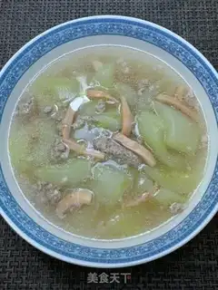 Make cucumber-dry squid soup step 10