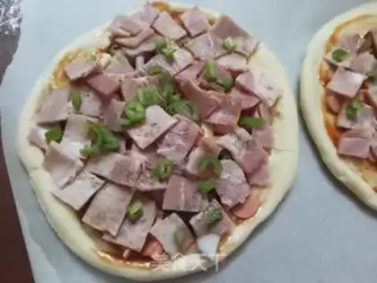Make Bacon pizza step 4