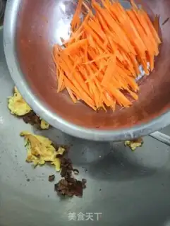 Make Onion carrots, fried tart fan step 5