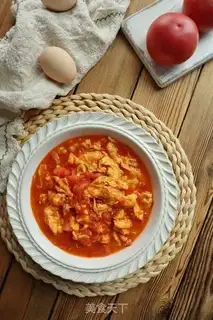 Make Tomato fried eggs step 7
