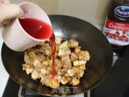 Make Cranberry juice for ribs step 5