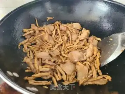 Make Scrambled plum meat step 4