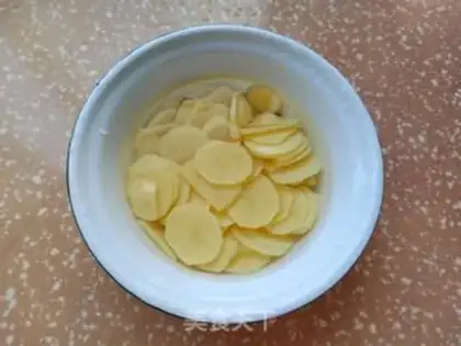 Make Sea belts burning potatoes step 2