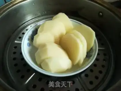 Make Potato broccoli step 1