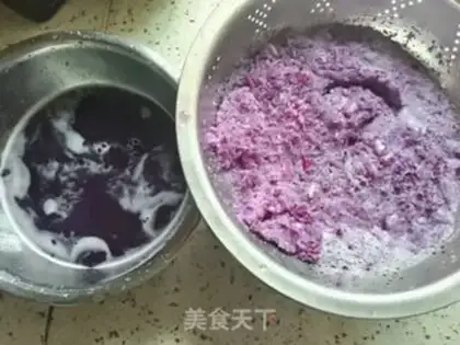Make The purple blue-handed noodles step 0
