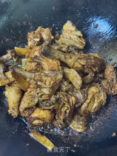 Make Deer mushroom chicken step 7