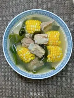 Make ♪ Sea-banded corn bouquet soup ♪ step 8