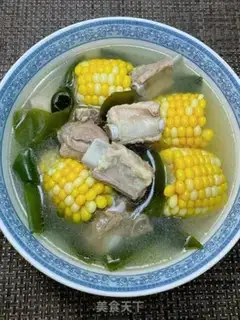 Make ♪ Sea-banded corn bouquet soup ♪ step 9