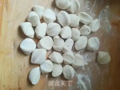 Make Big dolls and shrimp dumplings step 10