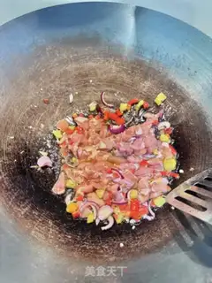 Make Pippie chicken fried rice step 3