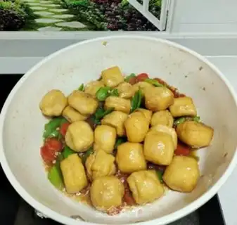 Make Fried tofu step 5