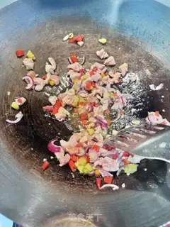 Make Pippie chicken fried rice step 4