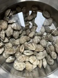 Make Flower clams and eggs step 0