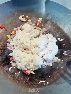 Make Pippie chicken fried rice step 5
