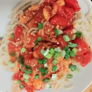 Make Tomato eggnog noodles step 14