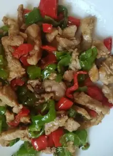 Make Chili fried meat step 6