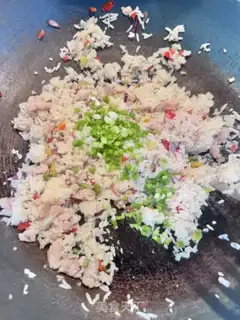 Make Pippie chicken fried rice step 7
