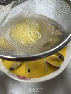 Make Flower clams and eggs step 6