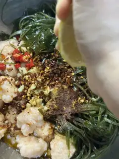 Make The cold sea and shrimp step 12