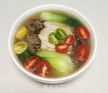 Make Cream beef noodles step 3