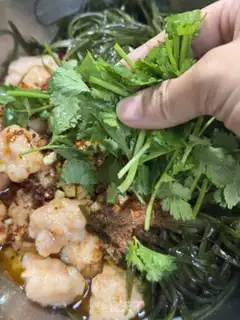 Make The cold sea and shrimp step 14